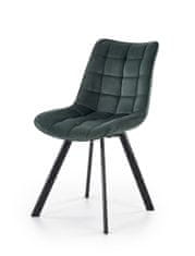 Halmar Étkező szék K332 - sötétzöld/fekete