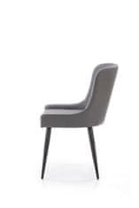 Halmar Étkező szék K333 - sötétszürke / világosszürke / fekete