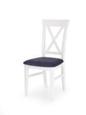 Halmar Étkező szék Bergamo - fehér / sötétkék