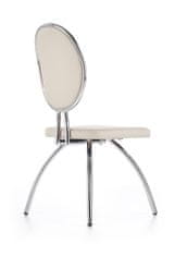 Halmar Étkező szék K297 - világos szürke / króm