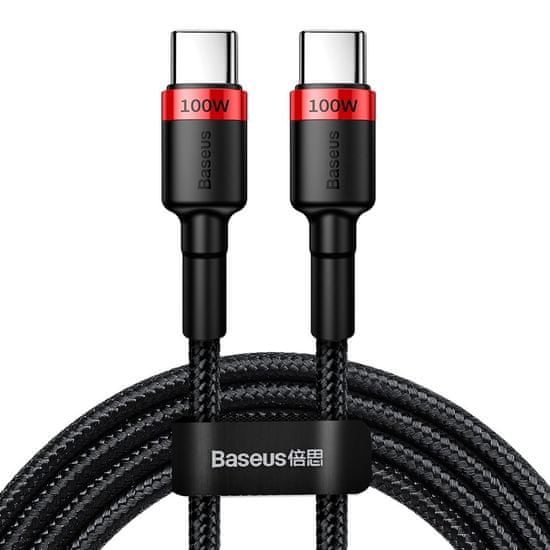 BASEUS Cafule kábel USB-C / USB-C PD 2.0 5A 2m, fekete