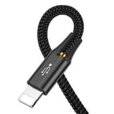 BASEUS Rapid kábel USB / 2x Lightning / USB-C / Micro USB 3.5A 1.2m, fekete