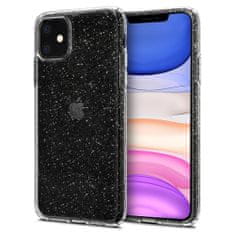 Spigen Liquid Crystal szilikon tok iPhone 11, átlátszó/glitter