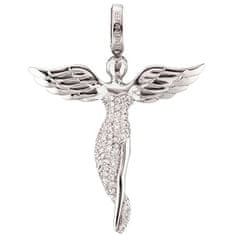 Engelsrufer Ezüst angyal medál cirkóniummal ERP-ANGEL (Hossza 5,2 cm) ezüst 925/1000