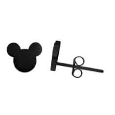 Troli Divatos fekete fülbevaló Mickey Mouse