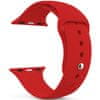 Szilikon szíj Apple Watch - Piros 38/40/41 mm - S/M