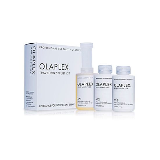 Olaplex (Traveling Stylist Kit) 3 x 100 ml utazószett színezett vagy vegyszerrel kezelt hajra