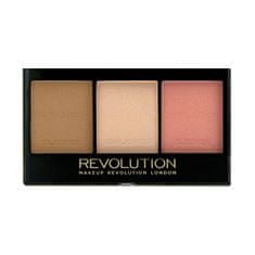 Makeup Revolution Élénkítő arckontúr paletta (Ultra Brightening Contour Kit) (árnyalat C01)