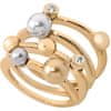 Aranyozott gyűrű gyöngyökkel 10554.34.1.911.010.1 (Kerület 53 mm)