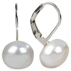 JwL Luxury Pearls Ezüst fülbevaló igazgyönggyel JL0022