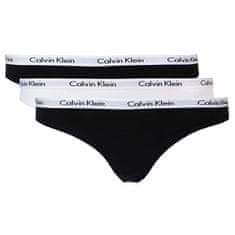 Calvin Klein 3 PACK - női tanga alsó QD3587E-WZB (Méret L)