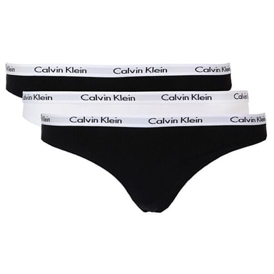 Calvin Klein 3 PACK - női tanga alsó QD3587E-WZB