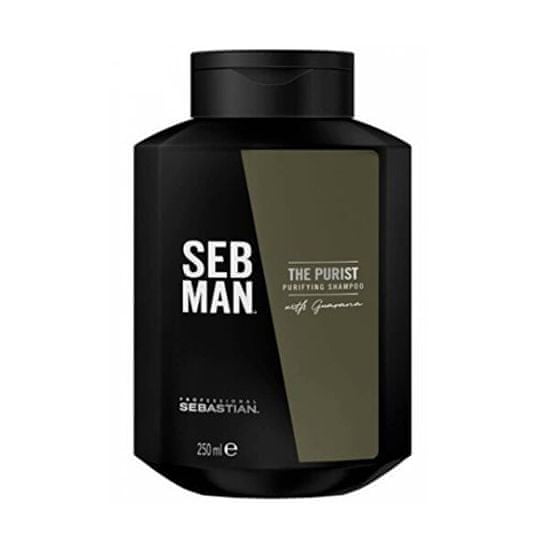 Sebastian Pro. Korpásodás elleni tisztító sampon férfiaknak SEB MAN The Purist (Purifying Shampoo) 250 ml