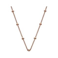 Hot Diamonds Ezüst lánc Emozioni Rose Gold Cable with Ball CH004