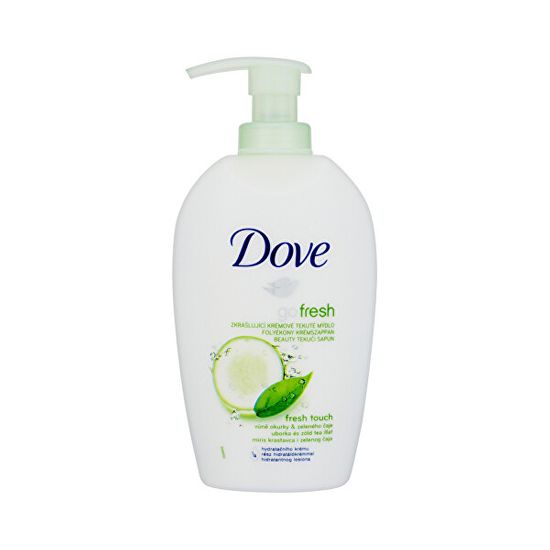 Dove Szépítő krémes folyékony szappan uborka és a zöld tea illatával Go Fresh (Fresh Touch)