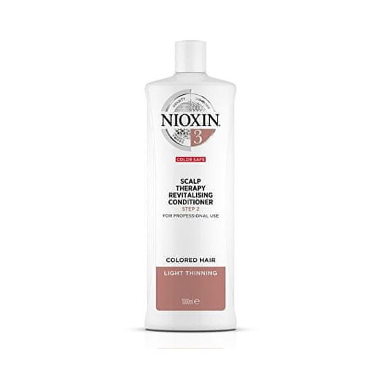 Nioxin Bőrrevitalizáló vékonyszálú, enyhén elvékonyodó festett hajra System 3 (Conditioner System 3)