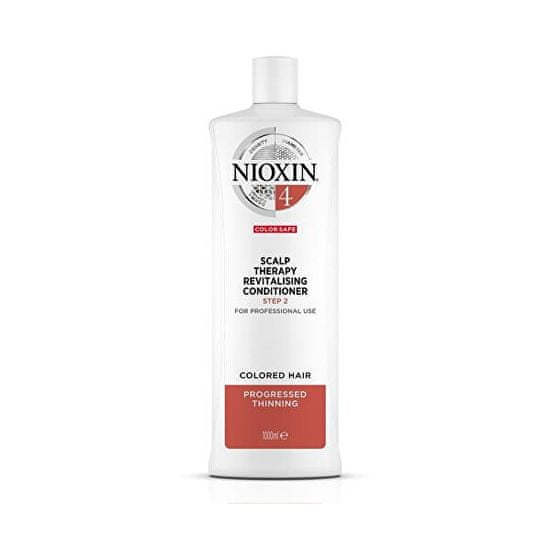 Nioxin Bőrrevitalizáló vékonyszálú, enyhén elvékonyodó festett hajra System 4 (Conditioner System 4)
