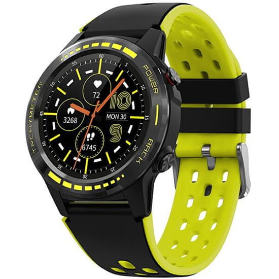 Wotchi GPS Smartwatch W70Y iránytűvel, légnyomásmérővel és magasságmérővel - Yellow