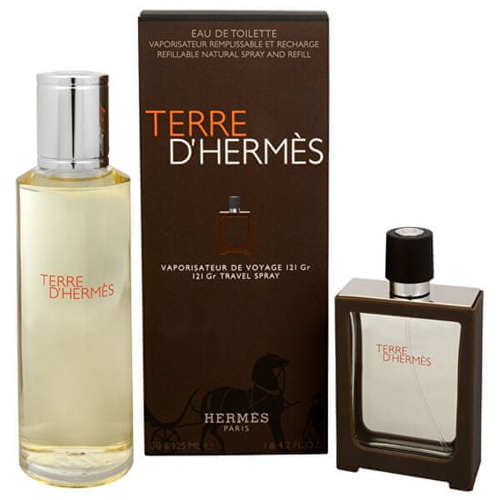 Hermès Terre D´Hermes - EDT 30 ml (újratölthető) + EDT 125 ml (utántöltő)