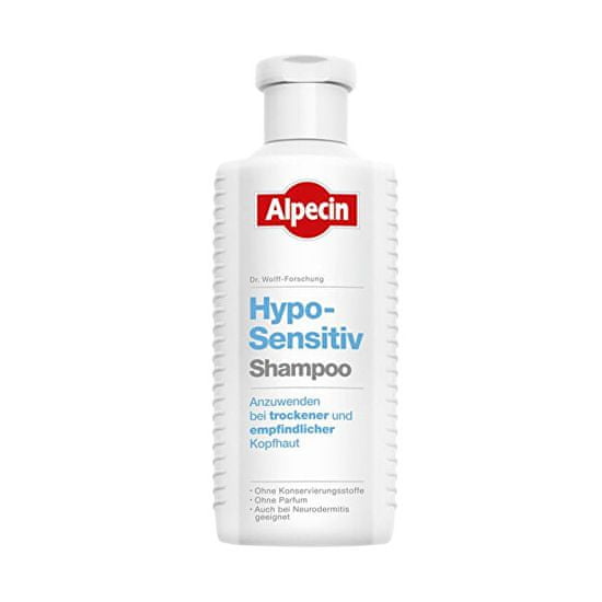Alpecin Sampon száraz és nagyon érzékeny bőrre (Hyposensitiv Shampoo) 250 ml