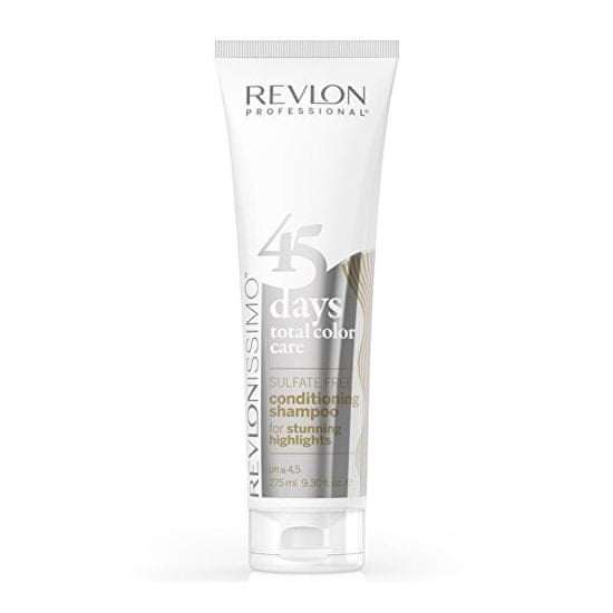 Revlon Professional Issimo sampon és kondícionáló ősz, szőke és festett hajra (Shampoo&Conditioner Stunning Highlights)