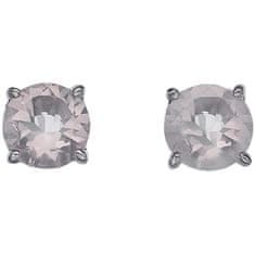 Hot Diamonds Anais rózsaszín kvarc ezüst fülbevaló AE010