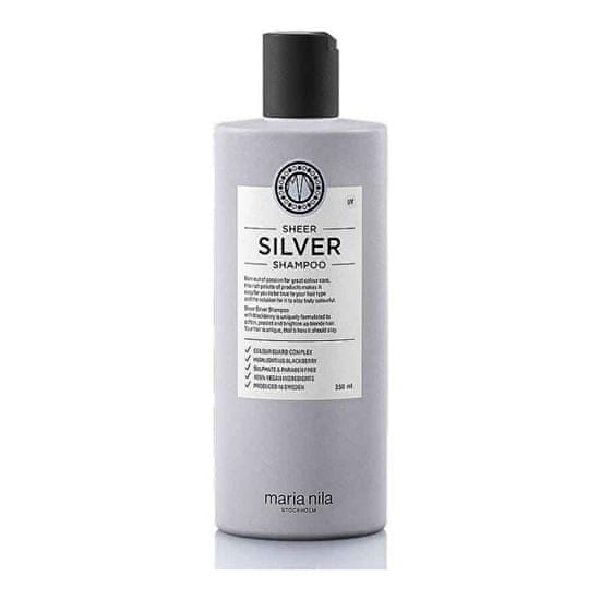 Maria Nila Sárga hajtónust semlegesítő hajbalzsam Sheer Silver (Shampoo)