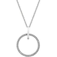 Hot Diamonds Ezüst nyaklánc gyémánttal Flora DP718 (lánc, medál)