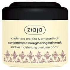 Ziaja Hajerősítő maszk amaránt olajjal Cashmere (Concentrated Strengthening Hair Mask) 200ml