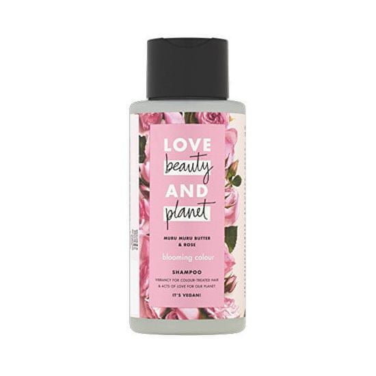 Love Beauty & Planet Sampon festett hajra  rózsa olajjal és muru muru vajjal (Blooming Colour Shampoo) 400 ml