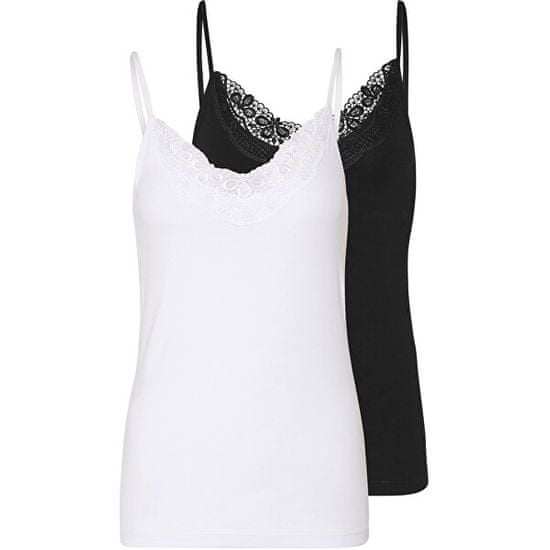 Vero Moda 2 PACK - női trikó VMINGE Black/white