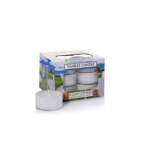 Yankee Candle Teagyertya Clean Cotton 12 x 9,8 g