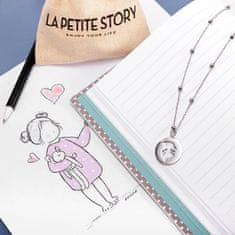 La Petite Story Acél nyaklánc gyöngyökkel Kislány LPS10AQL01