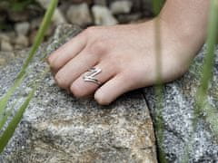 Beneto Ezüst gyűrű cirkónium kővel AGG143 (Kerület 50 mm)