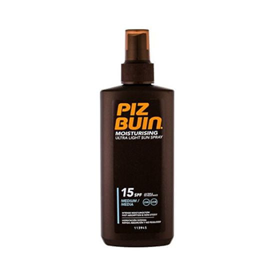 PizBuin Könnyű napvédő spray SPF 15 (Ultra Light Sun Spray) 200 ml