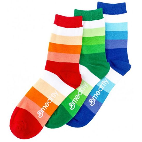 MEATFLY Zokni szett Stripes Shades socks S19 Multipack