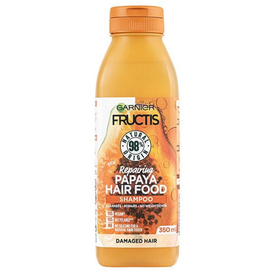 Garnier Fructis Hair Food (Repairing Papaya Shampoo) 350 ml regeneráló sampon sérült hajra