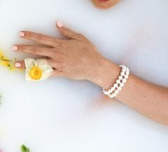 JwL Luxury Pearls Dupla karkötő valódi fehér gyöngyökből JL0598