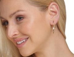 JwL Luxury Pearls Hosszú, aranyozott ezüst gyöngy fülbevaló JL0621