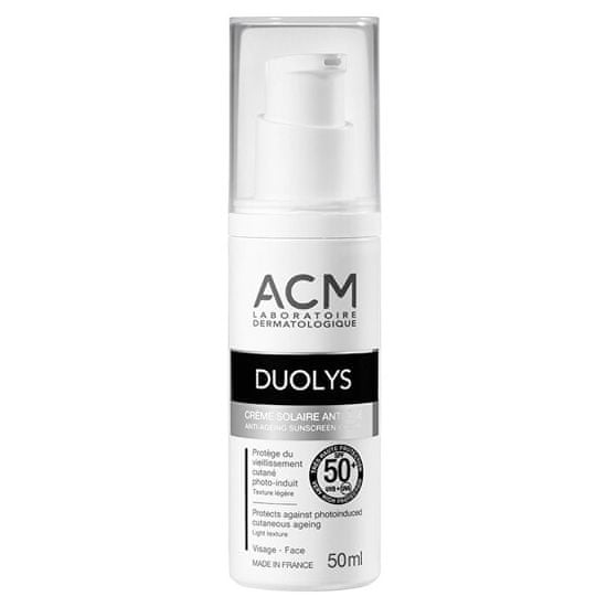 ACM Öregedésgátló bőrvédő krém SPF 50+ Duolys (Anti-Ageing Sunscreen Cream) 50 ml