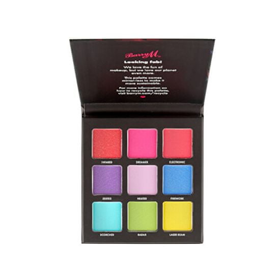 Barry M Neon Brights (Eyeshadow Palette) 9 x 1,4 g szemhéjfesték paletta