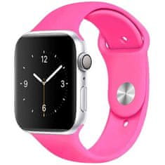 4wrist Szilikon szíj Apple Watch - Barbie rózsaszín 42/44/45/49 mm- S/M