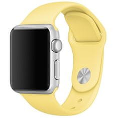 4wrist Szilikon szíj Apple Watch - Sárga 42/44/45/49 mm - S/M