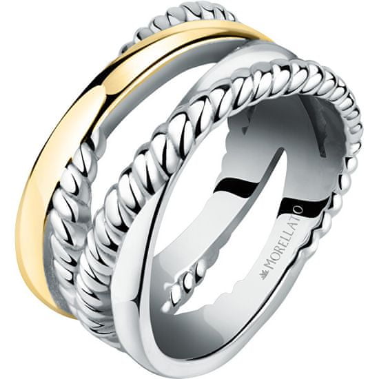 Morellato Romantikus aranyozott gyűrű Insieme SAKM86