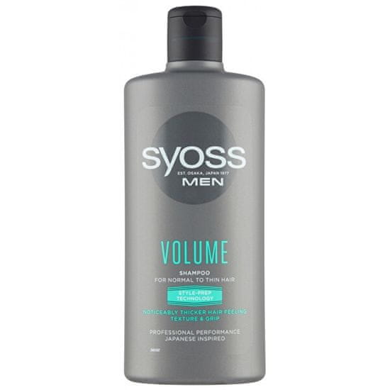 Syoss Volume (Shampoo) hajdúsító sampon férfiaknak normál és finomszálú hajra