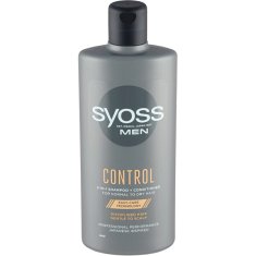 Syoss Control (Shampoo + Conditioner) 2 az 1-ben sampon és hajbalzsam férfiaknak normál és száraz hajra (Mennyiség 440 ml)