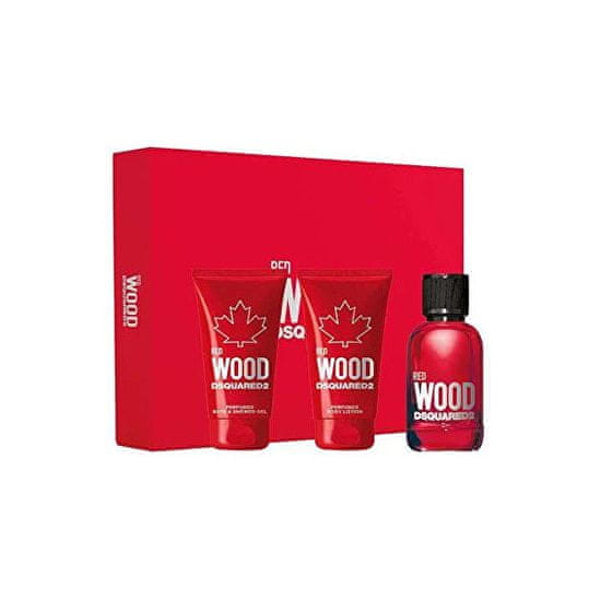 Dsquared² Red Wood - EDT 50 ml + tusfürdő 50 ml + testápoló 50 ml