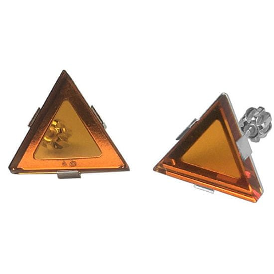Praqia Exkluzív ezüst fülbevaló by Gabriela Koukalová Triangle NA6271