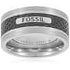 Fossil Divatos acél gyűrű JF00888040 (Kerület 57 mm)