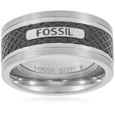 Fossil Divatos acél gyűrű JF00888040 (Kerület 60 mm)